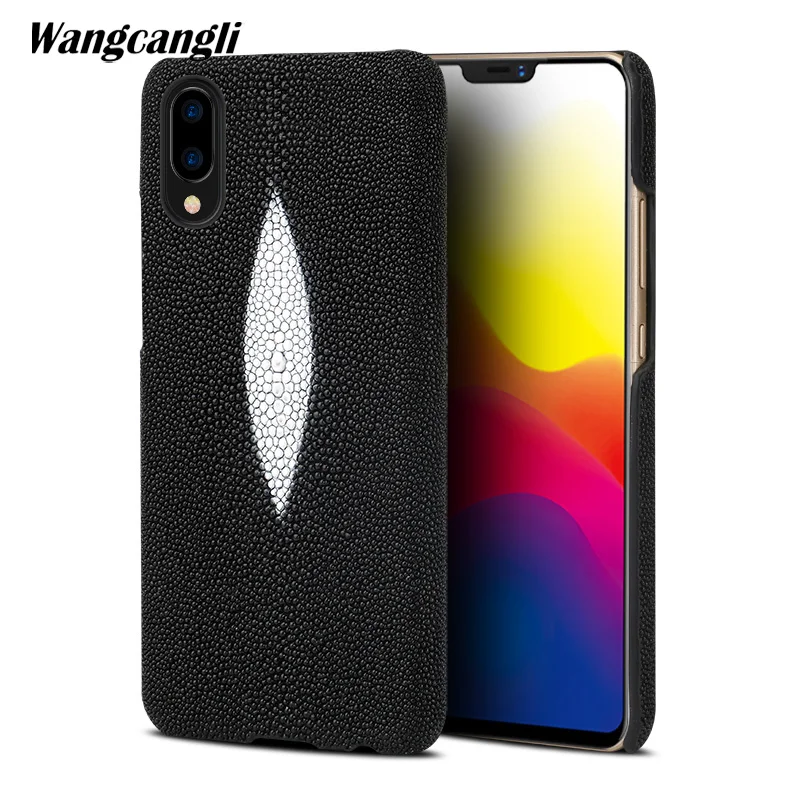 Wangcangli пользовательские pearl кожаный чехол для телефона естественных X21 Жемчуг