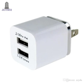 

Colorful 2A+1A EU/US Plug AC Power Adapter Home Trave Wall 2 port dual USB Charger For iPhone 4 5 6 plus 7 8 Charging 100pcs/lot