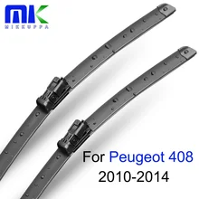 Mikkuppa стеклоочистителей для peugeot 408 2010 2011 2012 2013 пара 3"+ 26" лобового стекла стеклоочиститель авто аксессуары