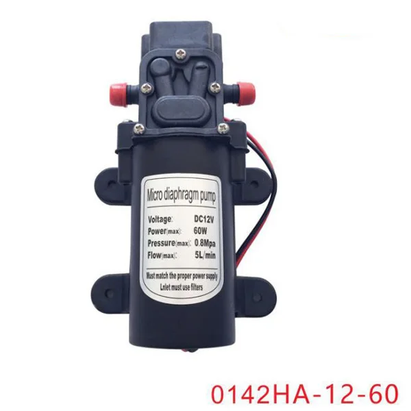 0142 60 Micro electric diaphragm pump DC self priming water cooling 12V