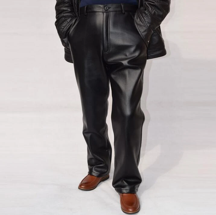 big and tall mens leather pants