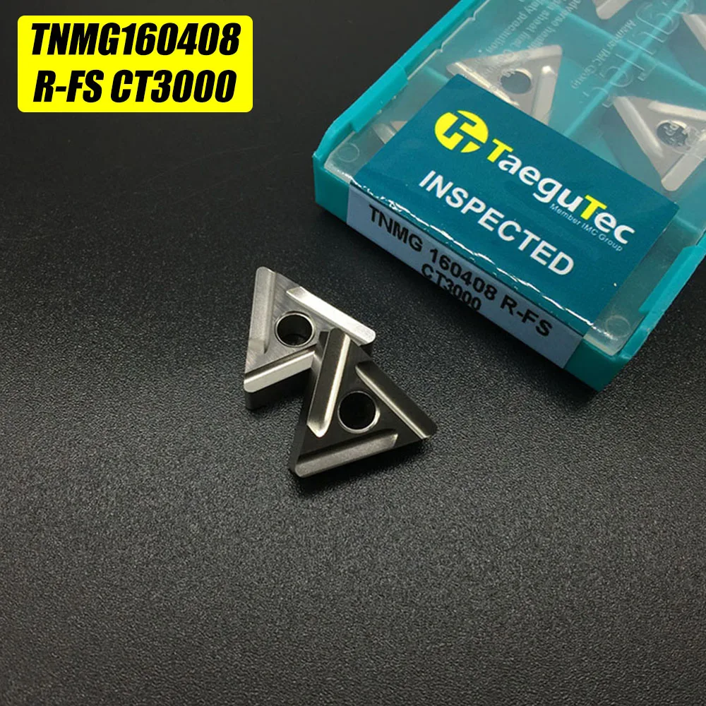 

10PCS Tnmg160408 R FS CT3000 External Turning Tools Cermet Grade Carbide insert Lathe cutter Tool Tokarnyy turning insert