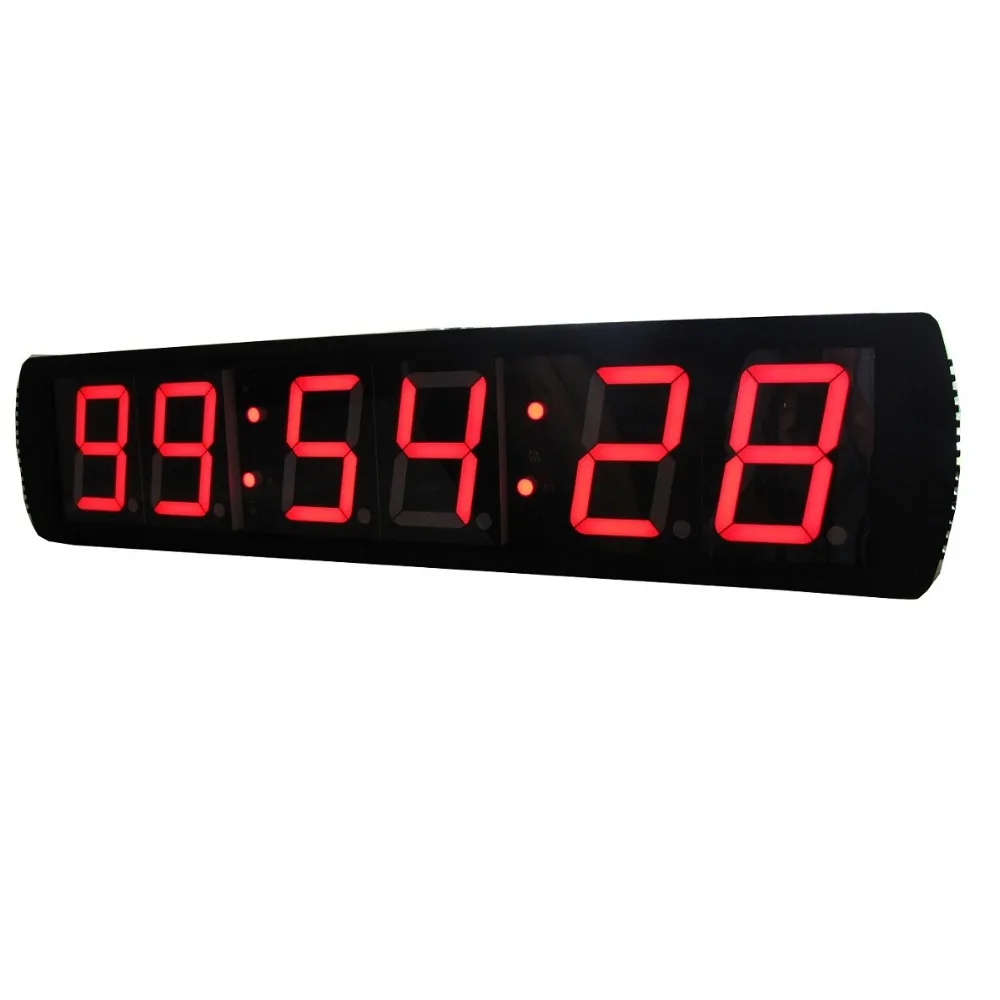 4'' Large Digital HHMMSS LED Countdown Clock LED Race Clock For