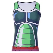 Золотой популярный профессиональный жилет для фитнеса для мужчин s Saiyan Goku Dragon Ball Бодибилдинг Стрингер майка камуфляж Новые мужские топы