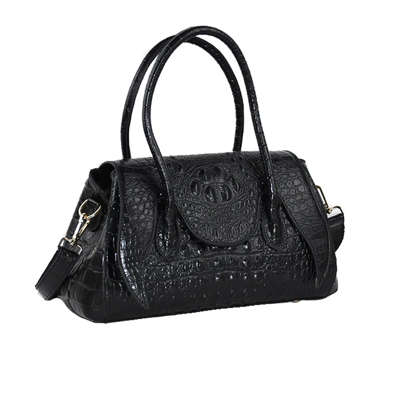 

ICEV European Fashion Alligator Cowhide Crossbody Bags for Women Leather Handbags Pillow Hand Bags Handbags Women Famous Brands
