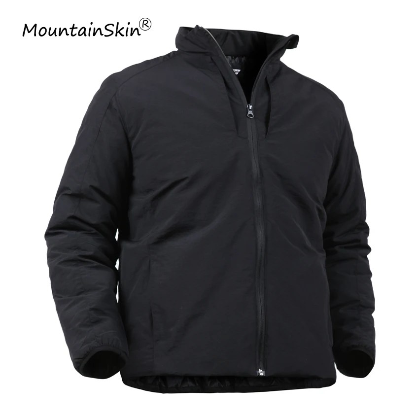 

Mountainskin Men's Winter Thick Warm Parkas Military Tactical Jackets Thermal Fitness Casual Coats Brand Outerwears LA709