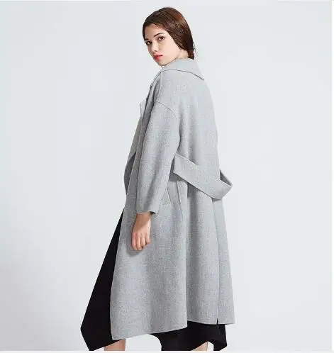 De Homme Col Longue Down Nouvelle Manteaux Laine 2018 Pardessus Grey Casual Turn Double D'hiver Femmes Cachemire camel Tranchée En Manteau Section Face 5WnOqFU