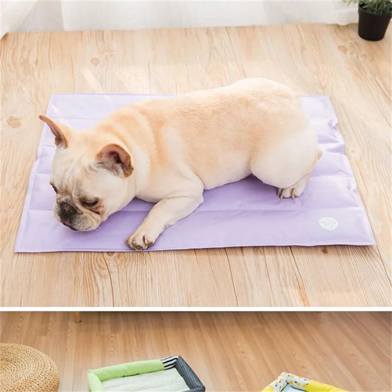 

Dog Cooling Mat Pet Ice Pad Teddy Mattress Mat Small Large Cat Cushion Summer Keep Cool Pet Gel Cooling Dog Mat For Dogs XL XXL
