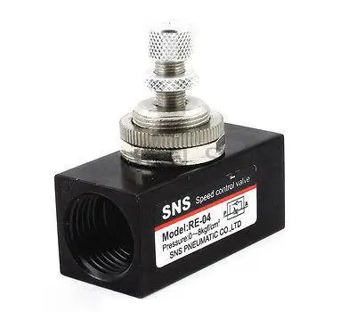 

18.8mm Thread Pipe Bore Air Regulator Flow Speed Valve RE-04