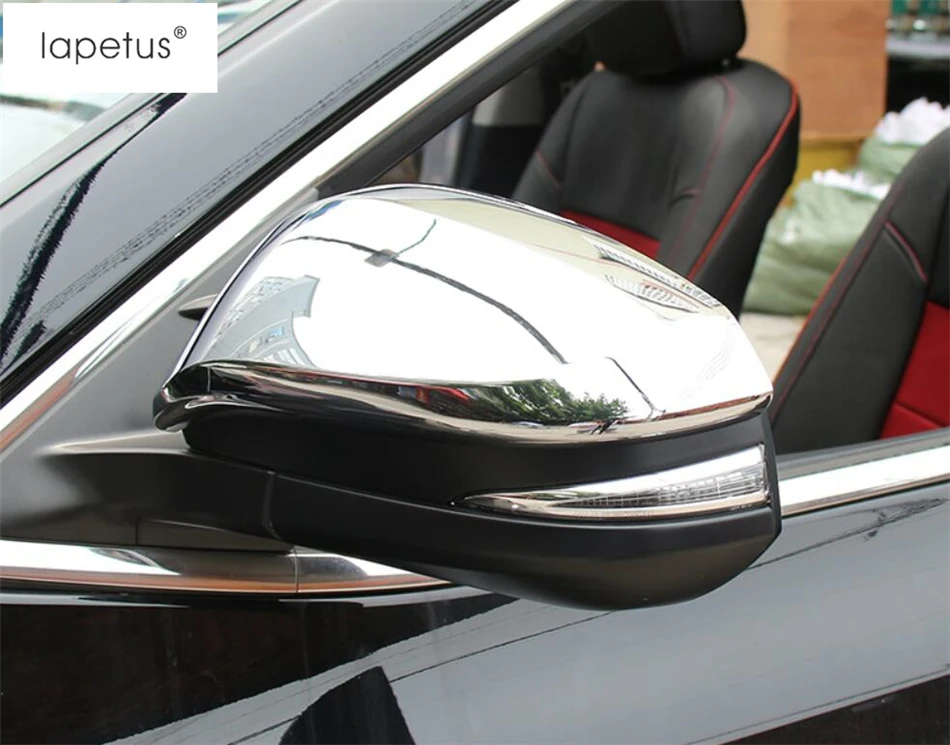 

Lapetus Accessories Fit For Toyota 4Runner 2013 - 2019 ABS Chrome Rearview Mirror Shell Rear-view Mirror Molding Cover Kit Trim