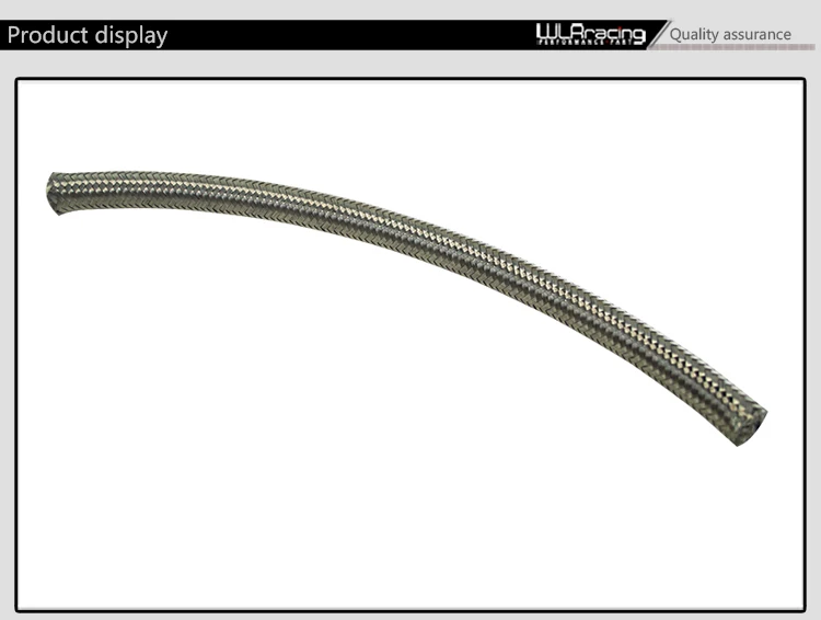 WLR RACING-AN6 6AN AN-6(ID 8,6 мм/0,34 дюйма) из нержавеющей стали плетеный шланг для подачи топлива и масла на одну ногу 0,3 м WLR7112-1