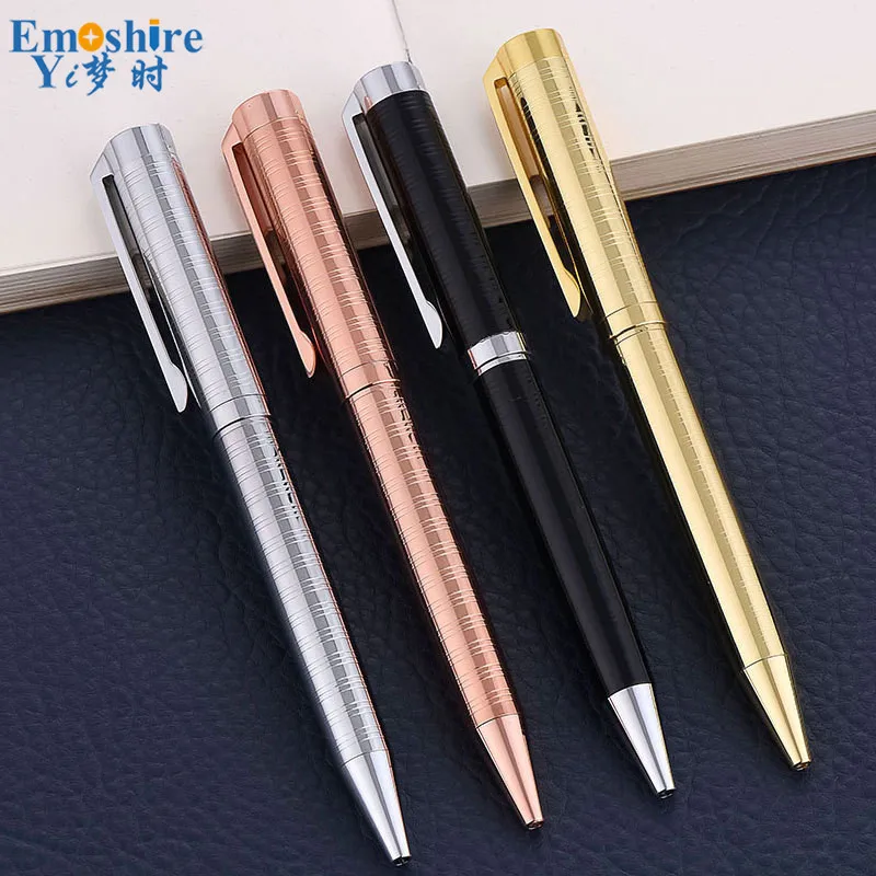4 Color Ballpoint Pen Customized Company Corporate LOGO Business Office Metal Gift Advertising