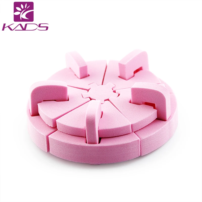 

KADS New Nail Art Decoration Nail Tools Dedicated Sponge Lotus Seat Nail Stand Can Be Fixed With DIY Fake Nails Supplies
