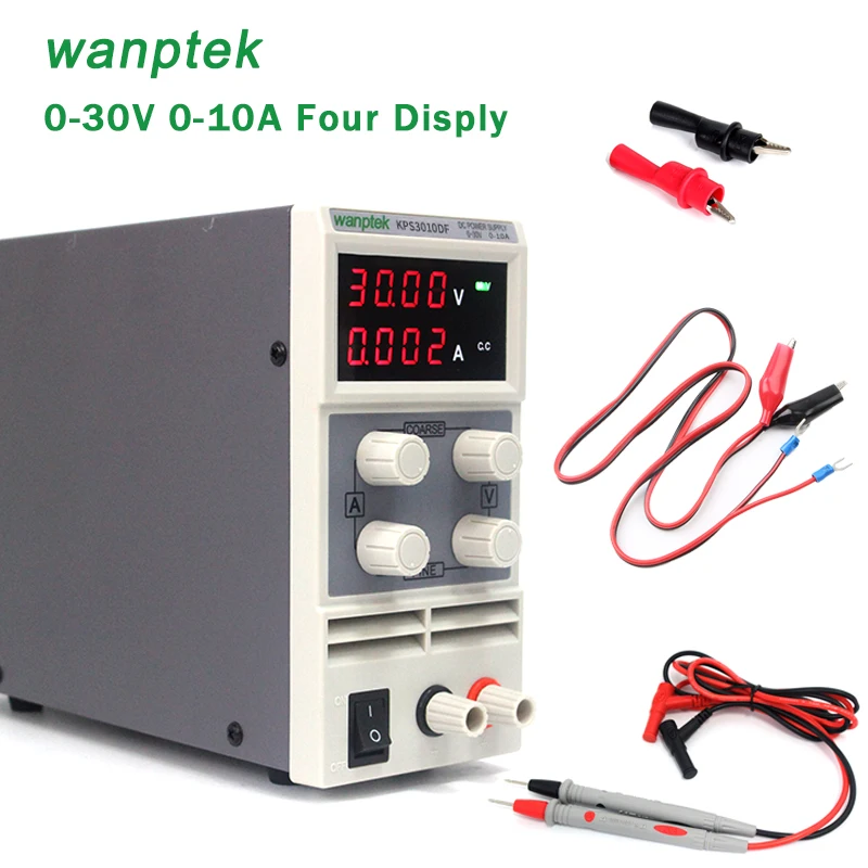 

KPS3010DF DC Digital switching laboratory portable personal power supply adjustable 0-30V 0-10A Single phase SMPS 0.01V0.001A