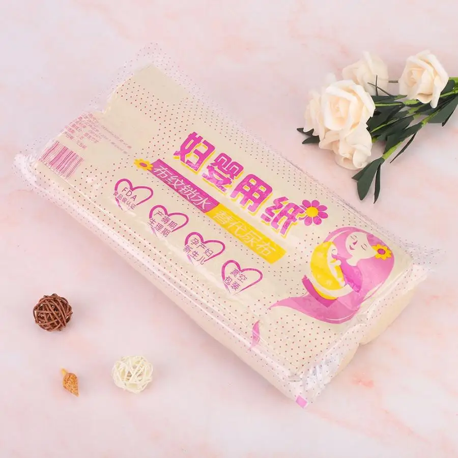 640g Portable Soft Toilet Paper Cleaning Napkin Wood Pulp Infant Maternal Period Paper 6 Ply