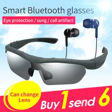 Жан-jin Bluetooth очки солнцезащитные очки гарнитура Bluetooth LK-88 Умные очки вызова + Музыка для смартфонов вождения автомобилей велосипеды