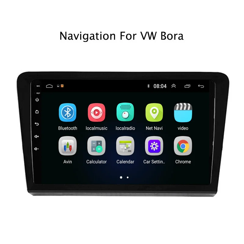Perfect 9" 2.5D IPS Android 8.1 Car DVD GPS Player For VW Bora 2013-2015 Car Radio Stereo Head Unit with Navigation 3