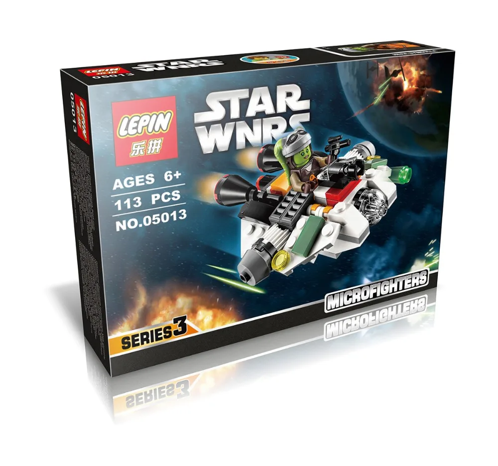 font b LEPIN b font 05013 Star Wars Frist Order Ghost Ship Micro Fighters Minifigures
