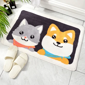 

Cute Floor Mat Multi Water Absorption Rug Bathroom Mat Bath Mat Set kitchen Door Floor Mat Carpet For Toilet Non Slip