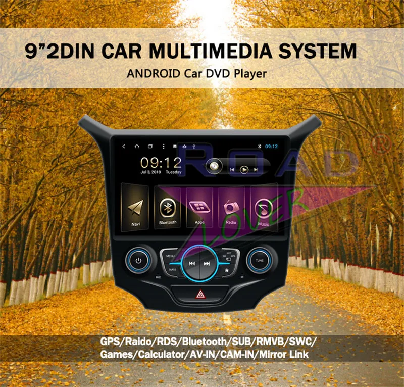 car head unit For Chevrolet Cruze 2015