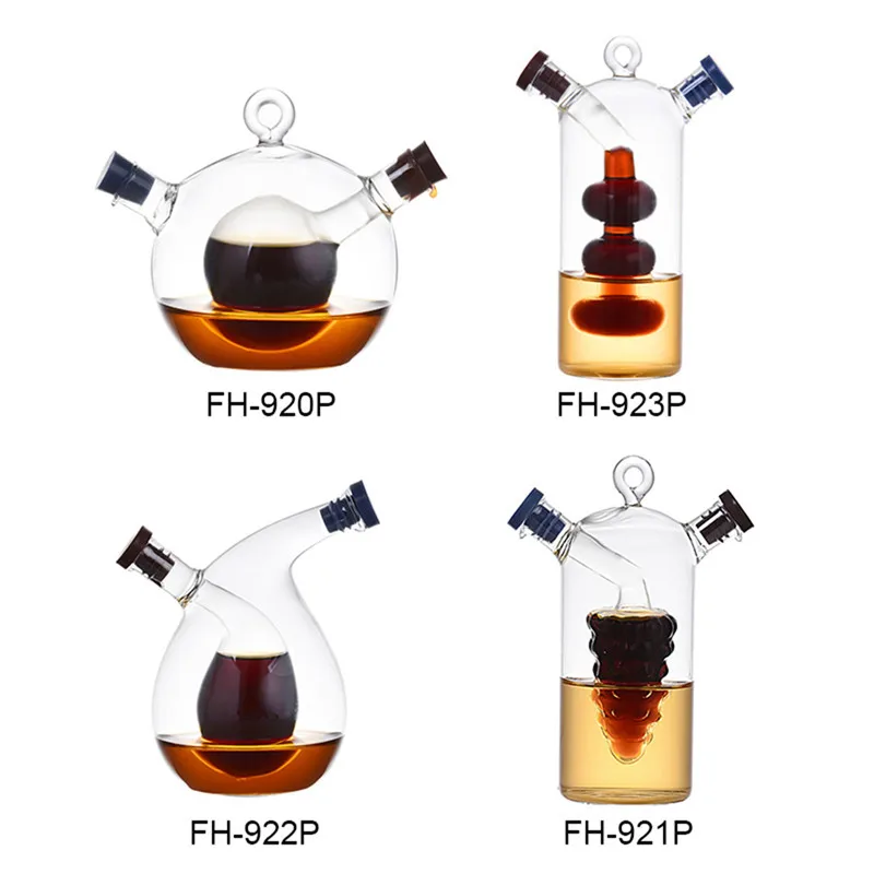 Двухслойный Графин для вина и кухонное для специй galss бутылка для хранения масла приправа банка для хранения pourer