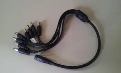 От 1 до 8 сплиттер кабель для системы видеонаблюдения камера DC 12 В в кабель 10 шт./лот