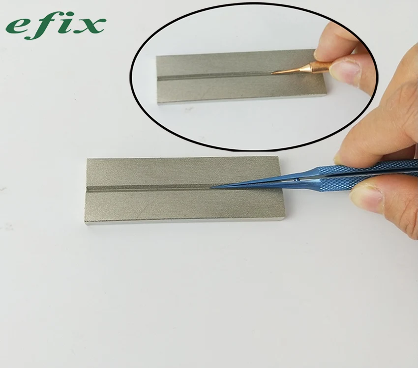 

efix repair device sharpness Tweezers corrector Iron head blade Repair grinding More sharp Soldering iron tools