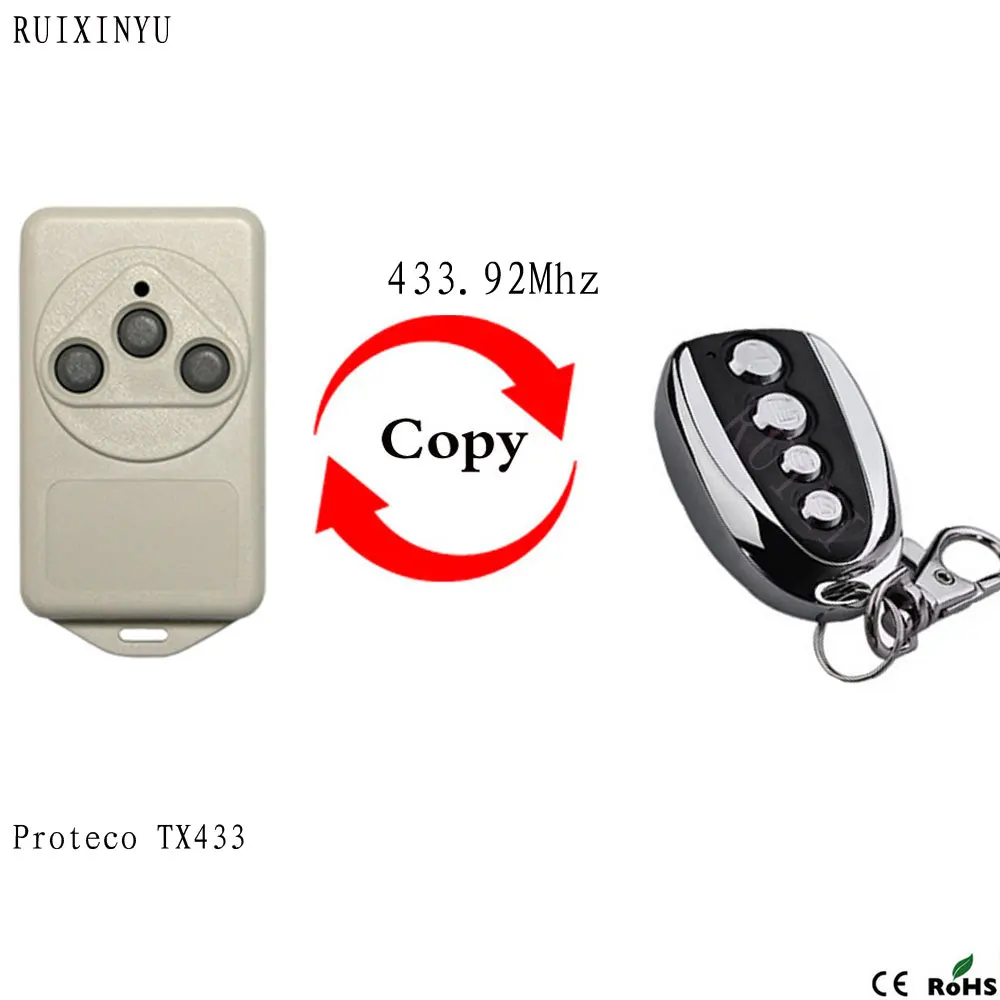 Proteco TX433 Remote Control 433.92MHz Gate Garage Door Proteco TX433