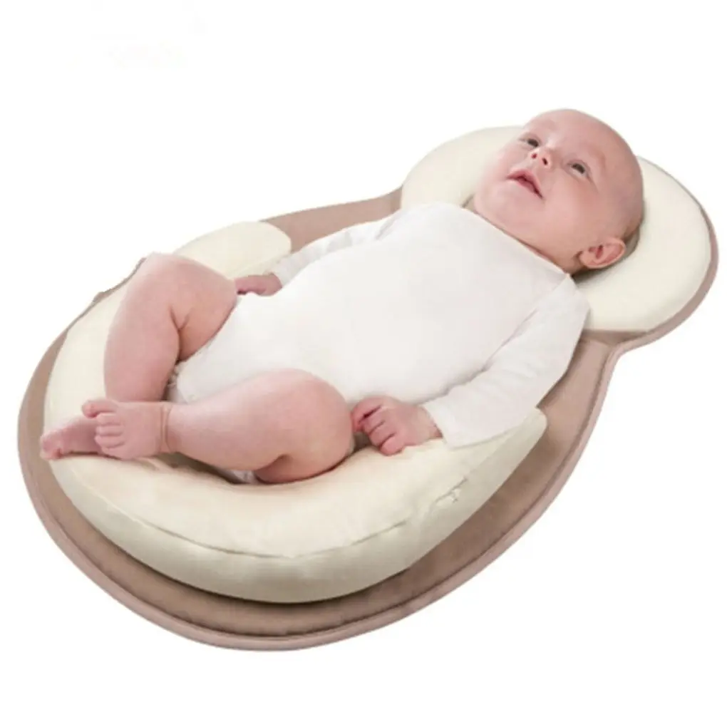 

Baby Pillow Infant Newborn Mattress Pillow Baby Sleep Positioning Pad Prevent Flat Head Shape Anti Roll Pillows Baby Sleep Pad
