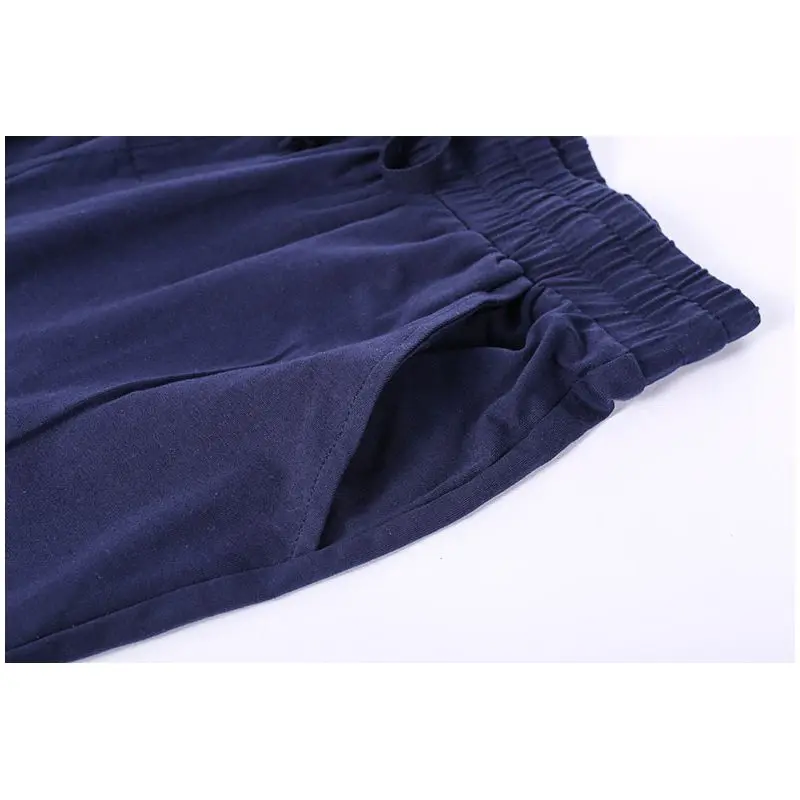 Осенняя брендовая Домашняя одежда женская повседневная одежда для сна женские Пижамные брюки длиной до щиколотки женские хлопковые брюки с поясом