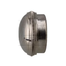 Yibuy Серебряный тон никелированный флейта из латуни соединение для головы Корона головной колпачок флейта Часть Замена