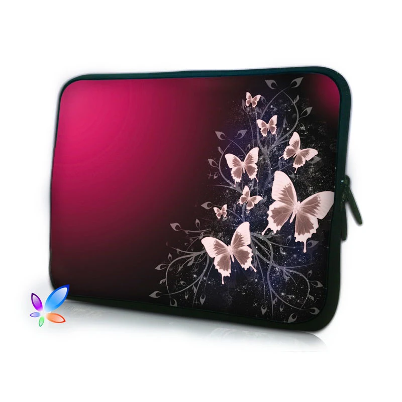 

2016 Butterfly Computer Bag Notebook PC Smart Cover For ipad MacBook waterproof Sleeve Case 7 10 12 13 14 15 17 inch Laptop  Bag