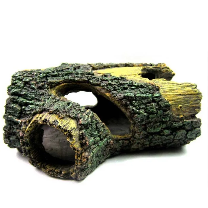 ExoticEnvironmentsResinHollowLogAquariumOrnamentforreptile