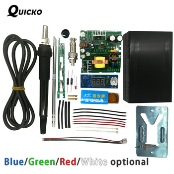 

QUICKO STC T12 LED Digital Soldering Station DIY kits Temperature Controller new ver use for HAKKO T12 Handle vibration switch