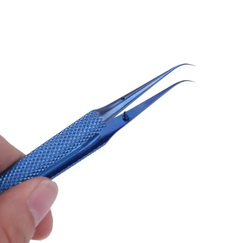 

Titanium Alloy/Stainless Steel Professional Repair Tool 0.15mm Edge Precise Fingerprint Fly Line Picker Tweezers Straight Bend