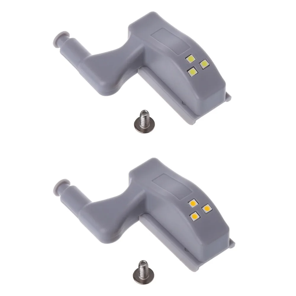 

1PC Universal Cabinet Cupboard Hinge LED Sensor Light 0.25W For Kitchen Bedroom