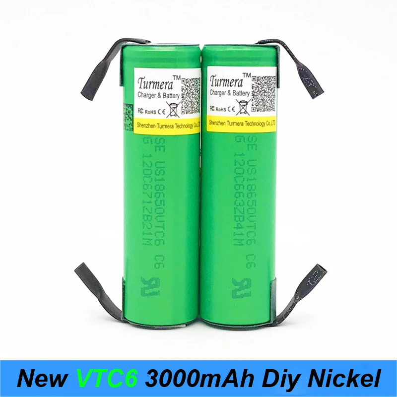 battery 18650 VTC6 3000mAh 30amps for screwdriver 18650 with strips soldered rechargeable batteries for electric cigarette a7 battery 18650 VTC6 3000mAh 30amps for screwdriver 18650 with strips soldered rechargeable batteries for electric cigarette a7