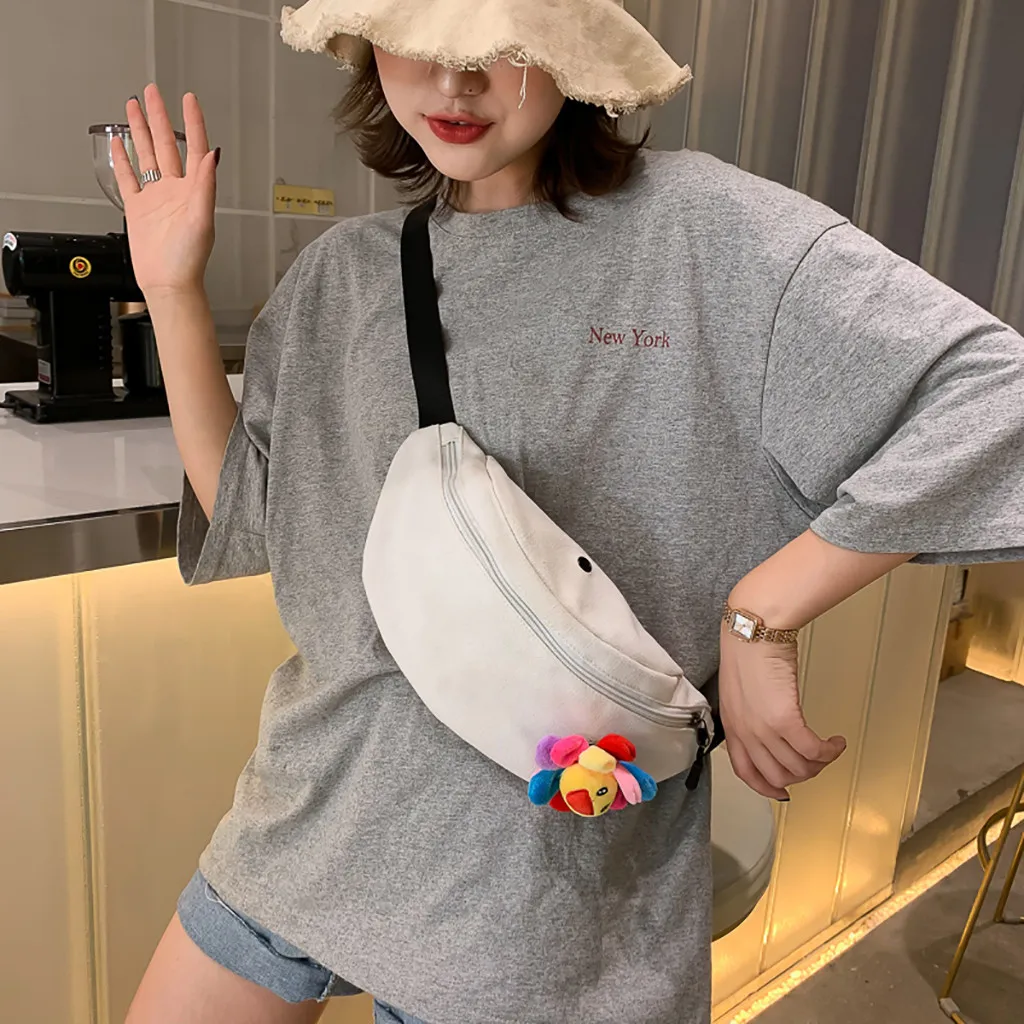 Женские сумки цветок Холст студенческая нагрудная Сумка Простой наплечный карман sac основной femme borsa donna handtassen dames torebka damsk