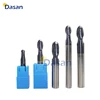1pc 6mm 8mm Ball Nose End Mill 2 Flutes R0.5 R6.0 cnc Milling Cutter for Metal Face Slot Machining HRC50 Coated EndMills Tool ► Photo 1/5
