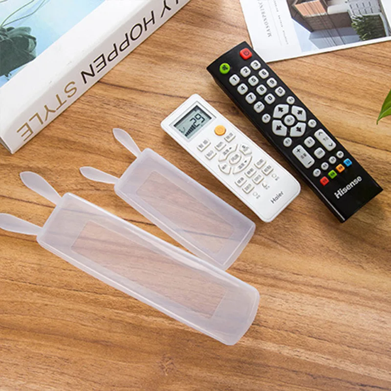 

Rabbit air conditioning remote control set noctilucent dust cover luminous transparent silicone remote control protective cover