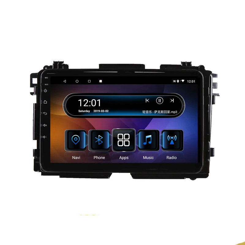Best 9" 4G RAM 2.5D IPS 8 CORE Android 9.1 Car DVD Multimedia Player GPS For Honda HR-V XRV Vezel 2013 2014-2018 car radio navigation 16