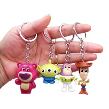 Toy Story 4 Woody Buzz Lightyear PVC Action Figure Keychain Set Doll Toys Children's Gifts Toy Story 4 Woody Buzz Lightyear PVC Action Figure Keychain Set Doll Toys Children's Gifts