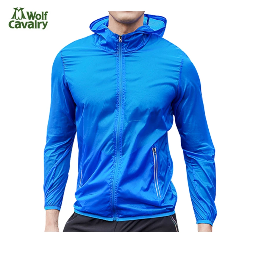 

CavalryWolf New Men's Waterproof Softshell UV Jacket Spring Windbreaker Outdoor Camping Fishing Trekking Running Male Coat MA181