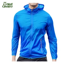 Cavalrywolf Новый Для Мужчин’s Водонепроницаемый Softshell УФ куртка весна ветровка Открытый Отдых Рыбалка поход работает мужской пальто MA181