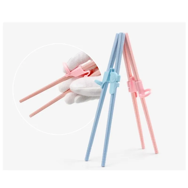 

3 Pair Lovely Cartoon Bear Chopsticks Accessories Kids Children Learning Training Use Chinese Chopstick Gadget Kitchen Tableware