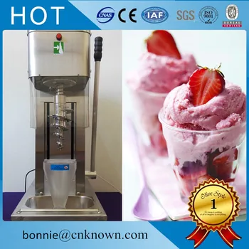 

Commercial table model 80L/H mixing frozen yogurt blending machine ice cream mixer machine for sale