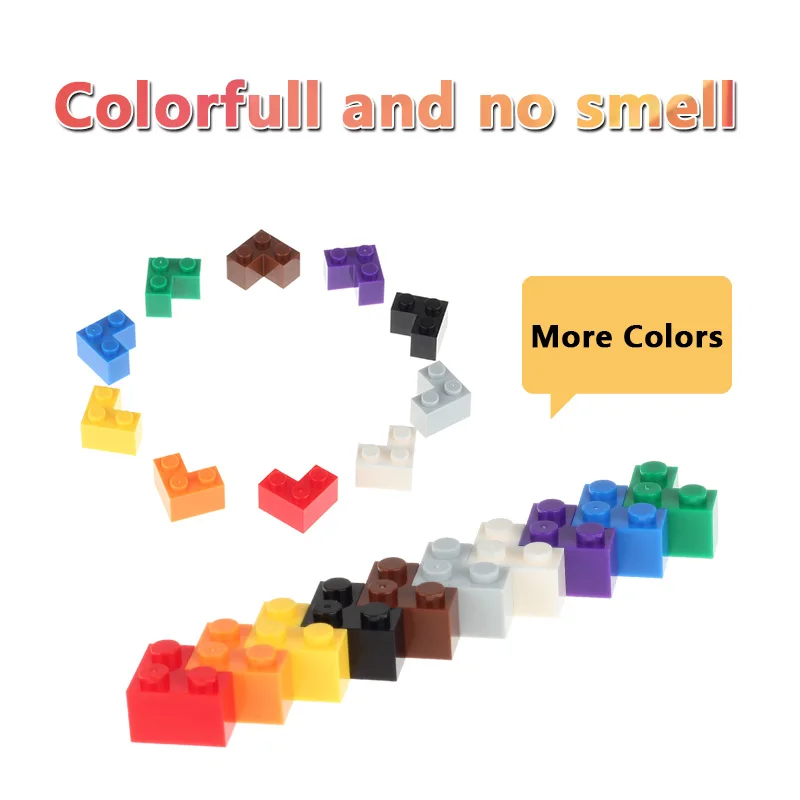 

DIY Creative Bricks 2*2 Classic Small Blocks 10 Colors 100g /Pack Complement Base BlocksEducational Toy