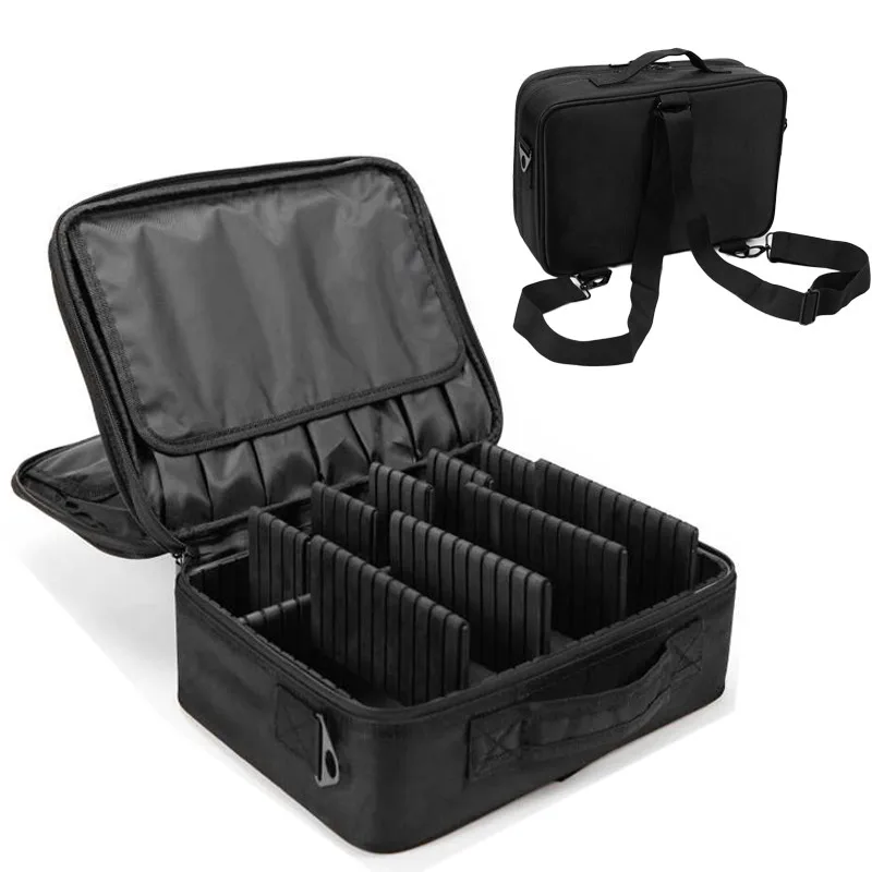 DLYLDQH High Capacity Waterproof Cosmetics Storage Bag Large Beautician