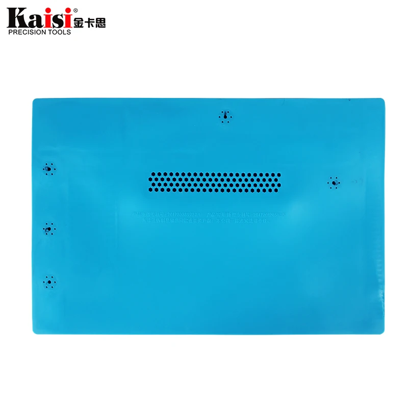 S-170 48x31cm Heat Insulation Silicone Pad Electrical BGA Soldering Repair Station Maintenance Platform with Screw Location Mat