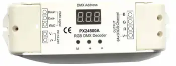 

PX24500A;3CH DMX-PWM decoder;DC12-24V input;6A*3CH output